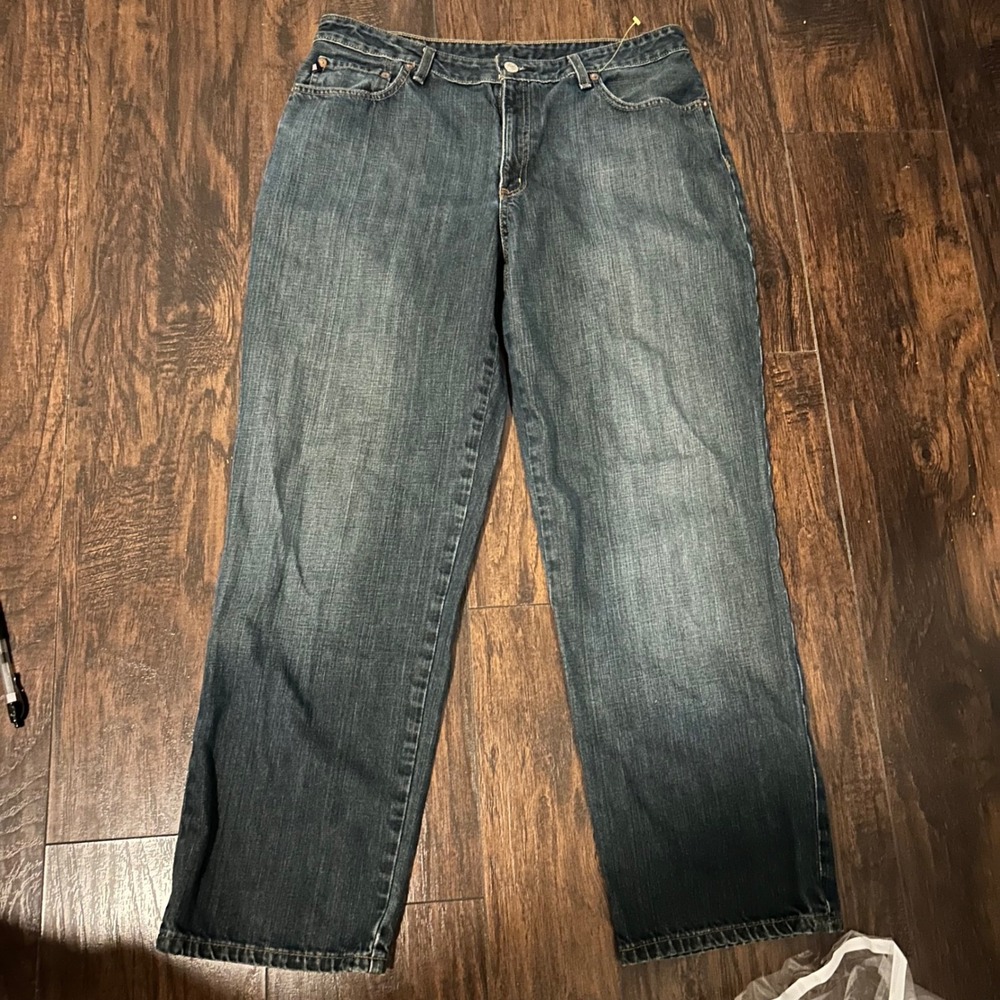 Ralph Lauren‎ Polo Jeans Classic Denim Blue Wash Comfort Casual 14